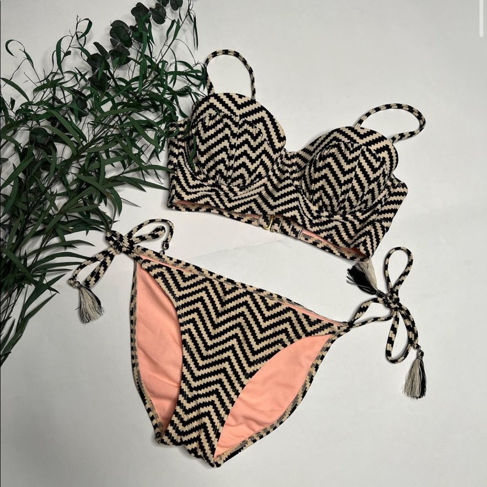 Aztec print bathing suit